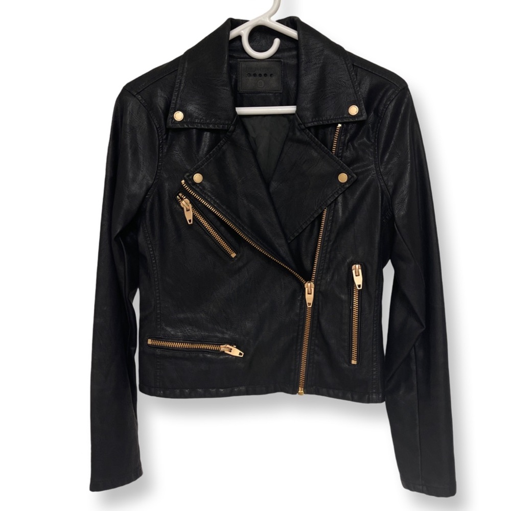 BLANK NYC Faux Leather Jacket Women’s Small